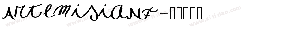 ArtemisiaNF字体转换