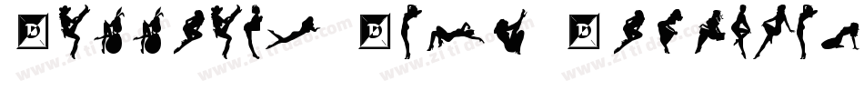 Darrians-Sexy-Silhouettes字体转换