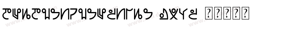 DeadCruncRegular-jVXG字体转换