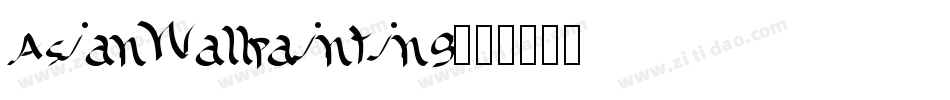 AsianWallpainting字体转换