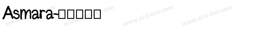 Asmara字体转换