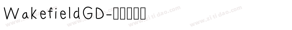 WakefieldGD字体转换