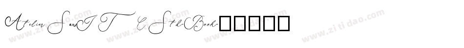 AtelierSansITCStd-Book字体转换