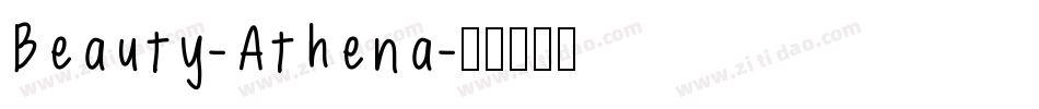 Beauty-Athena字体转换
