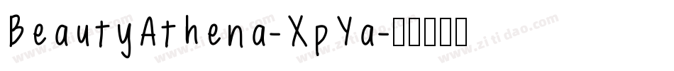 BeautyAthena-XpYa字体转换