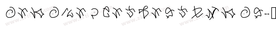 AtlantisTextRegular字体转换