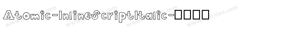 Atomic-InlineScriptItalic字体转换