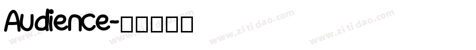 Audience字体转换