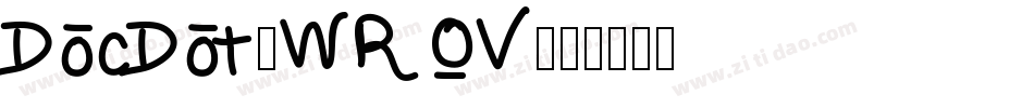 DocDot-WROV字体转换