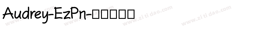 Audrey-EzPn字体转换