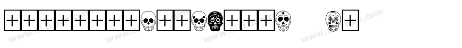 DiaDeLosMuertosBv-2PW字体转换