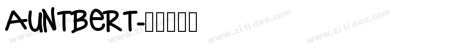 AUNTBERT字体转换