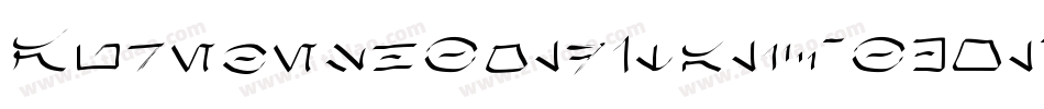 AurebeshBoldItalic-B3Ol字体转换