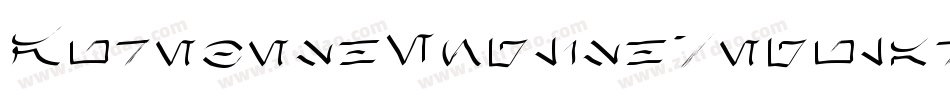 AurebeshEnglishRegular-rjeO字体转换