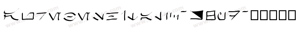 AurebeshItalic-K8pD字体转换