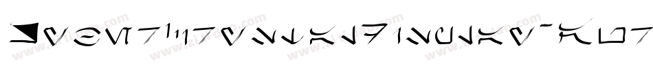 KyberCrystalDisplay-Aurebesh字体转换