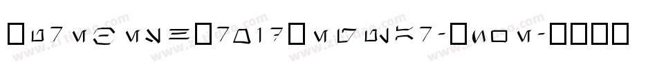 AurebeshDroidRegular-Mnwe字体转换