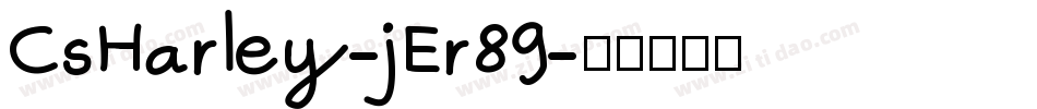 CsHarley-jEr89字体转换