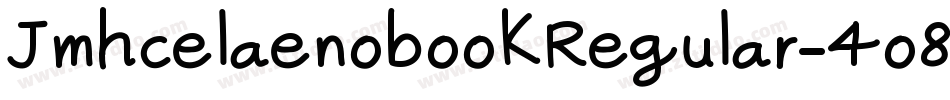 JmhcelaenobookRegular-4o89字体转换