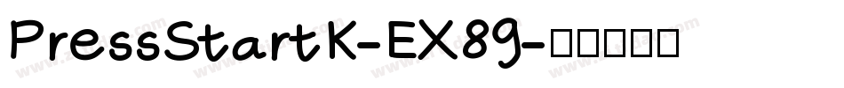 PressStartK-EX89字体转换