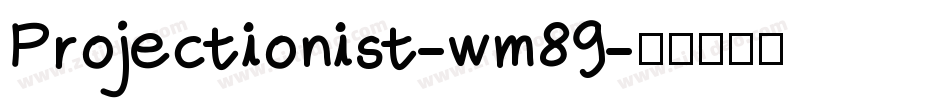 Projectionist-wm89字体转换