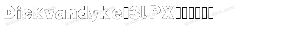 Dickvandyke-3lPX字体转换