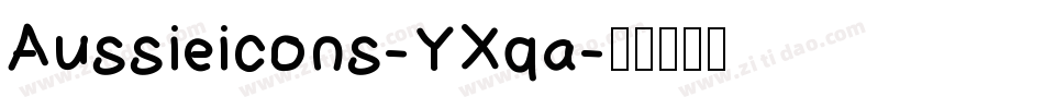 Aussieicons-YXqa字体转换