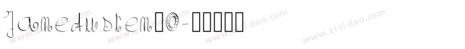 JaneAusten_0字体转换