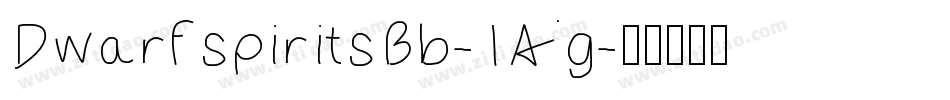 DwarfspiritsBb-1Ag字体转换