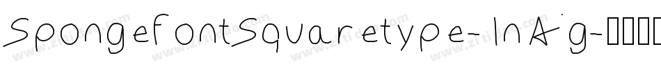 SpongefontSquaretype-1nAg字体转换