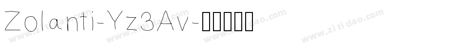 Zolanti-Yz3Av字体转换
