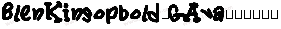 Blenkinsopbold-GAva字体转换