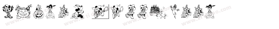 Disney-Halloween-1字体转换