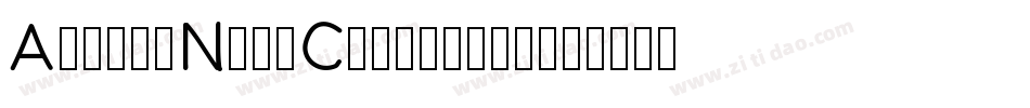 AvenirNextCondensed字体转换