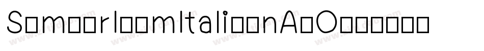 SemperIdemItalic-nAyO字体转换