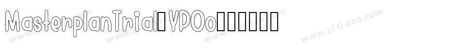 MasterplanTrial-YPOo字体转换
