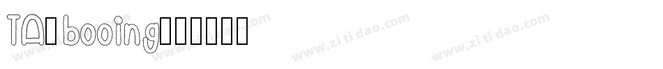 TA-booing字体转换