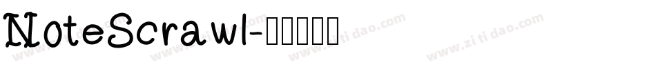 NoteScrawl字体转换