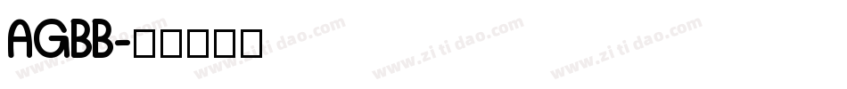 AGBB字体转换
