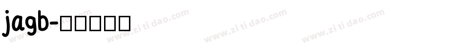 jagb字体转换