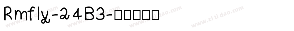 Rmfly-24B3字体转换
