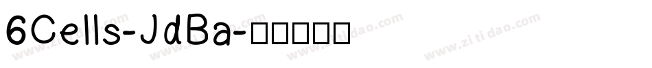 6Cells-JdBa字体转换