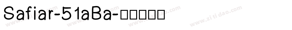 Safiar-51aBa字体转换