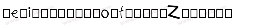 BeWildBrushFont-8M48Z字体转换