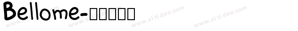 Bellome字体转换