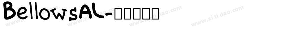 BellowsAL字体转换
