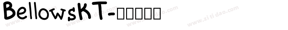 BellowsKT字体转换
