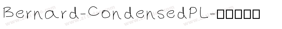 Bernard-CondensedPL字体转换