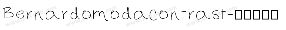 Bernardomodacontrast字体转换
