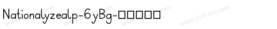 Nationalyzealp-6yBg字体转换